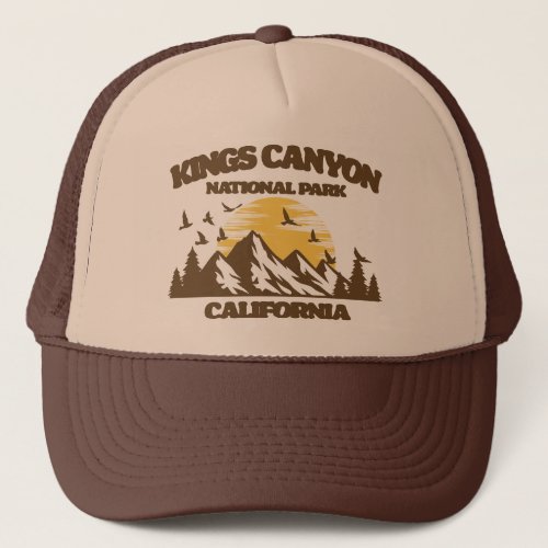 Kings Canyon National Park Trucker Hat