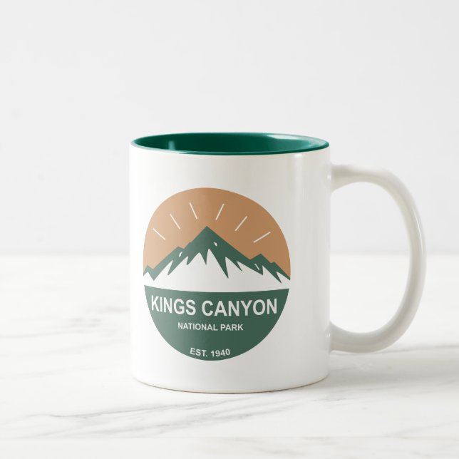 Kings Canyon National Park Two-Tone Coffee Mug (Right)