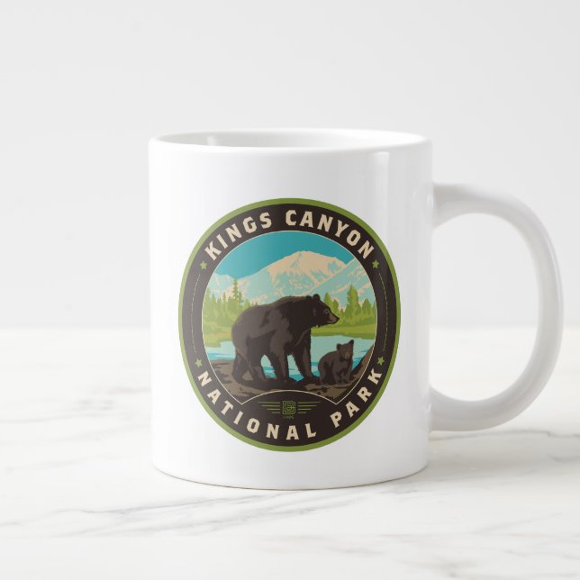Kings Canyon National Parks Giant Coffee Mug (Right)