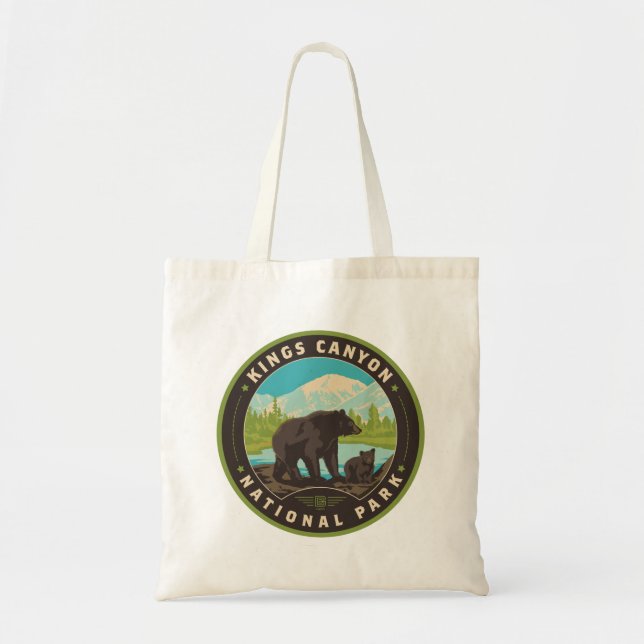 Kings Canyon National Parks Tote Bag (Front)