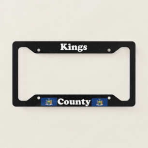 Kings County New York LPF License Plate Frame