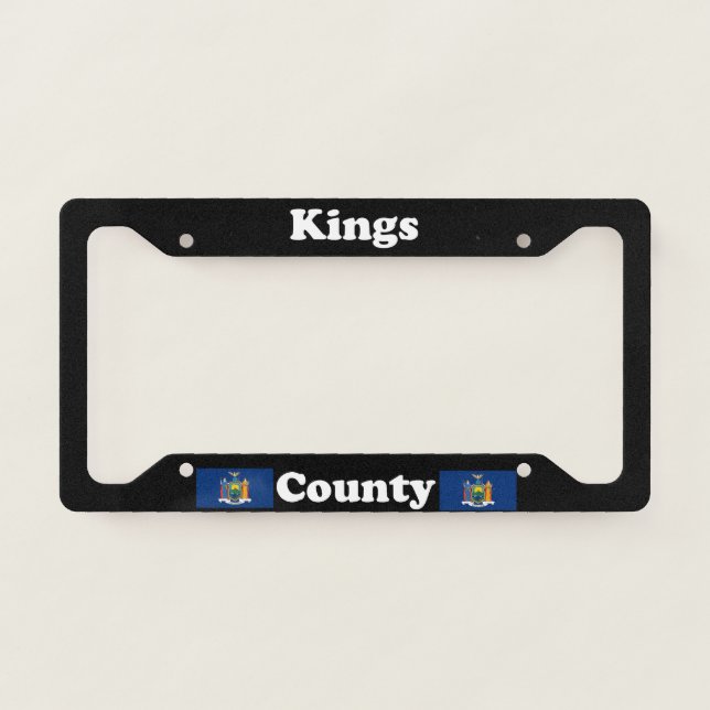 Kings County New York LPF License Plate Frame (Front)