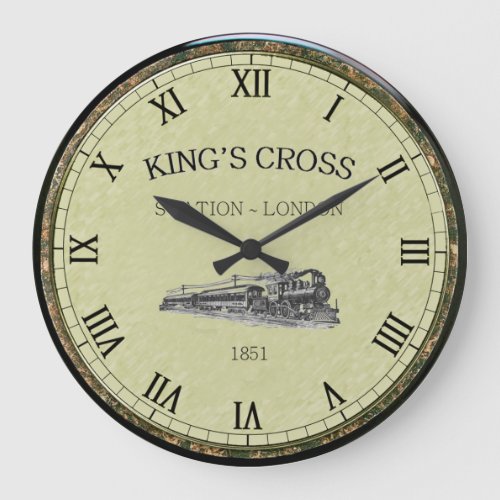   Kings Cross  London  England   Large Clock