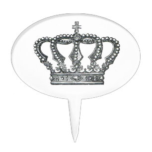 King's Crown Cake Topper