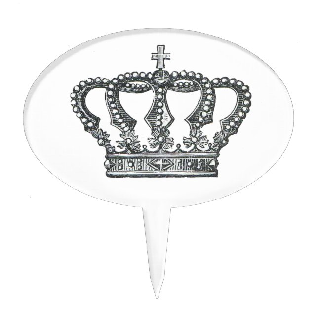 King's Crown Cake Topper (Front)
