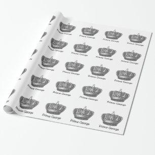 King's Crown Wrapping Paper