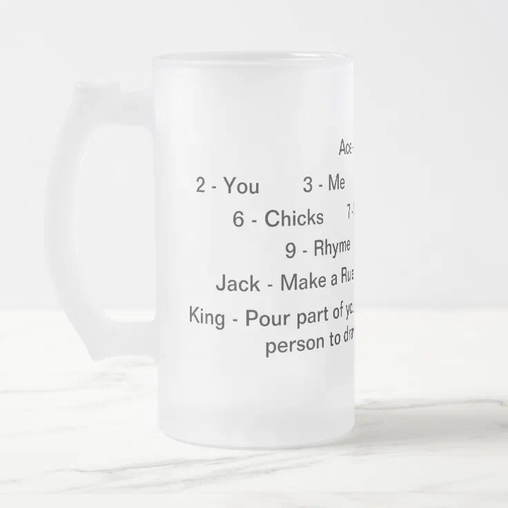 Kings Drinking Game Mug Zazzle