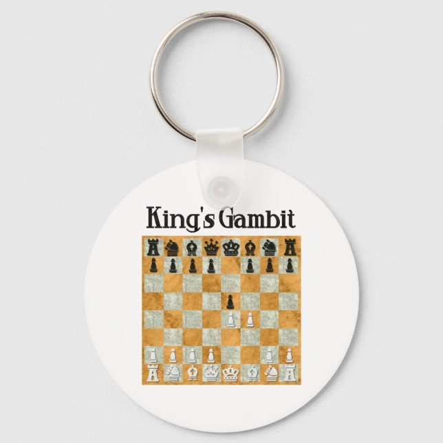 King's Gambit Keychain (Front)