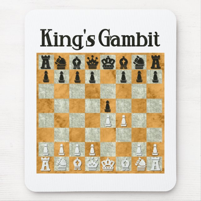 King's Gambit Mouse Pad (Front)