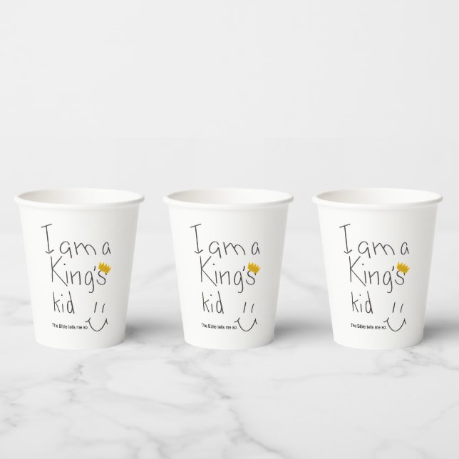 King's Kid Paper Cups (Multi)