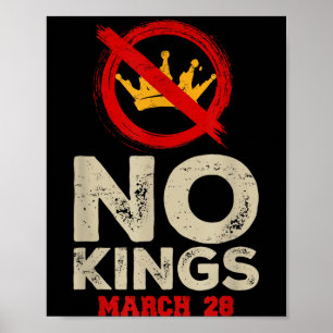 Kings march 28 2026 kings day vintage funny menKin Poster