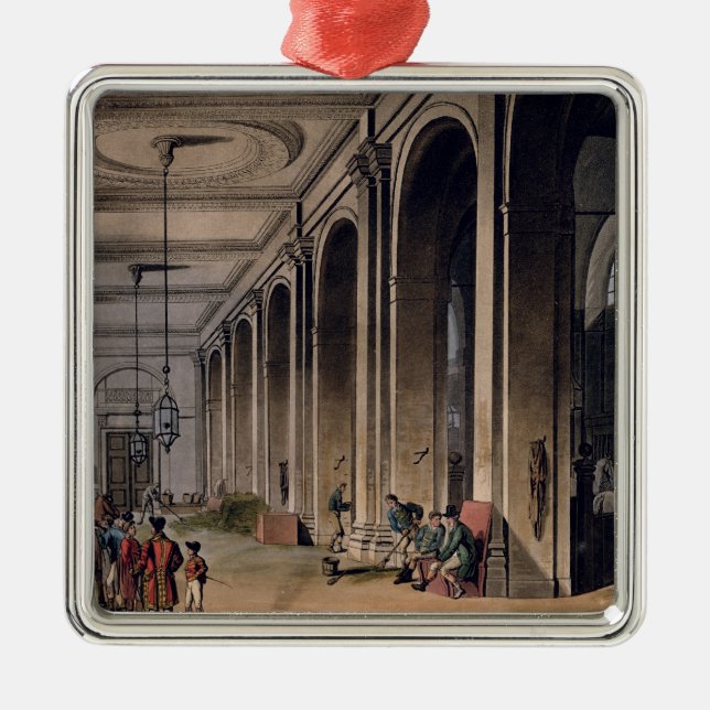 Kings Mews Metal Ornament (Front)