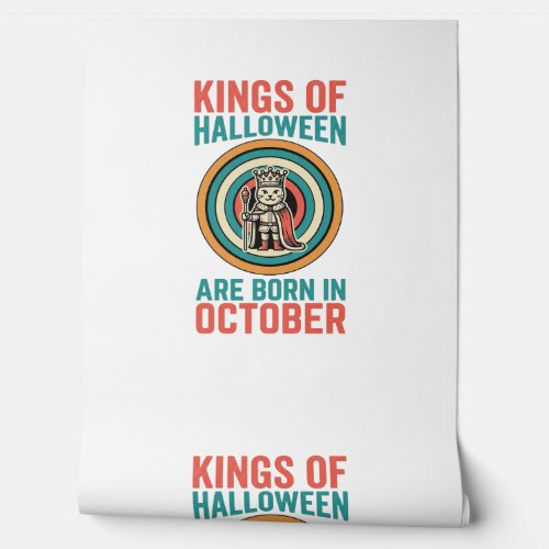 Kings Of Halloween October Birthday Vintage Shirt_ Wallpaper