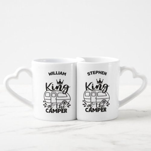 Kings Of The Camper w crowns custom names gay Coffee Mug Set