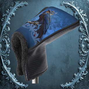 Kings of the skies and land, the majestic owl golf head cover