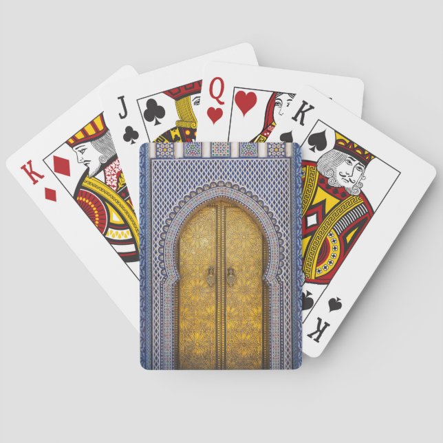 King'S Palace Ornate Doors Poker Cards (Back)