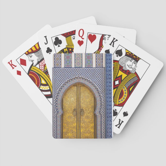 King'S Palace Ornate Doors Poker Cards (Back)