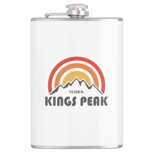 Kings Peak Utah Flask