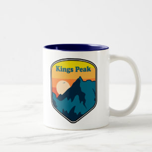 Kings Peak Utah Sunrise Two-Tone Coffee Mug