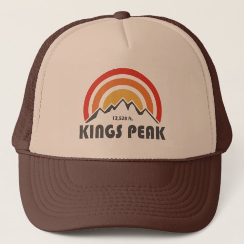 Kings Peak Utah Trucker Hat