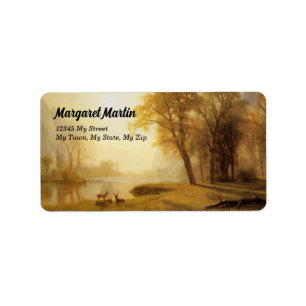 Kings River Canyon 1868 Vintage Address Label