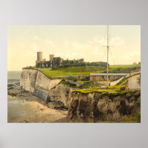 Kingsgate Castle Margate Kent England Poster