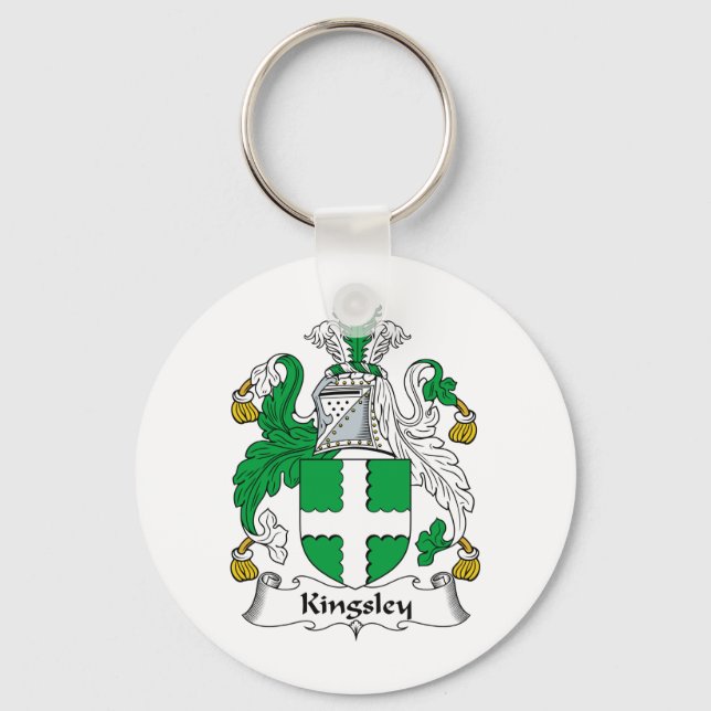 Kingsley Family Crest Keychain (Front)