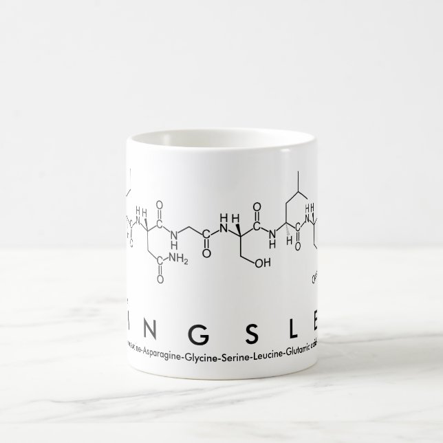 Kingsley peptide name mug (Center)