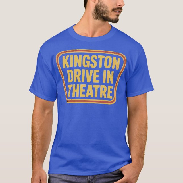 Kingston Drive-In Theatre Kingston, MA T-Shirt (Front)
