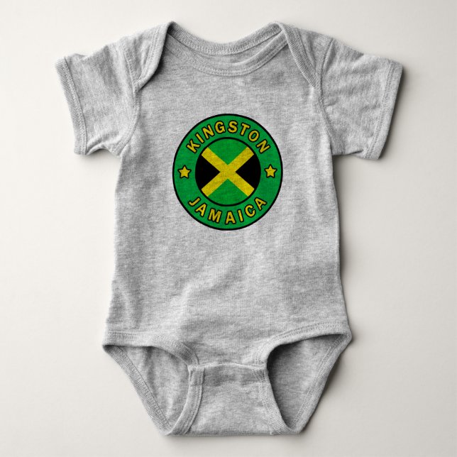 Kingston Jamaica Baby Bodysuit (Front)