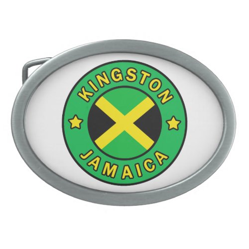 Kingston Jamaica Belt Buckle