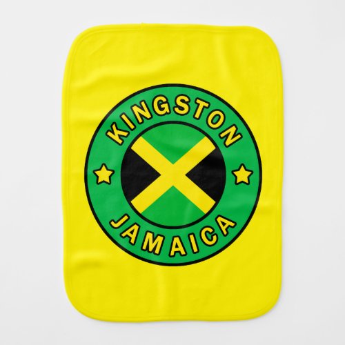 Kingston Jamaica Burp Cloth
