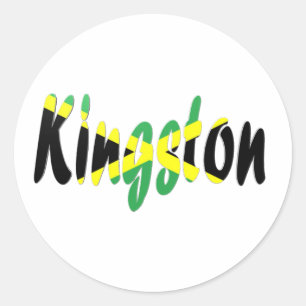 Kingston, Jamaica Classic Round Sticker