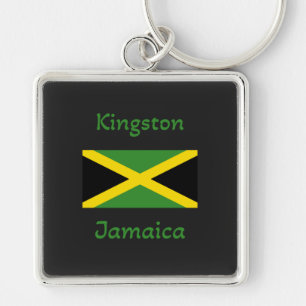 Kingston Jamaica – Jamaican Flag Keychain