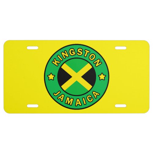 Kingston Jamaica License Plate