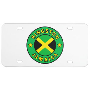 Kingston Jamaica License Plate