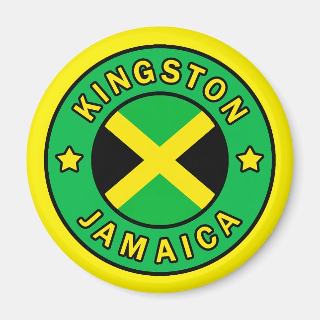 Kingston Jamaica Magnet (Front)