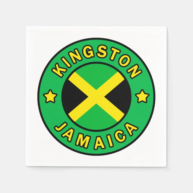Kingston Jamaica Napkins (Front)