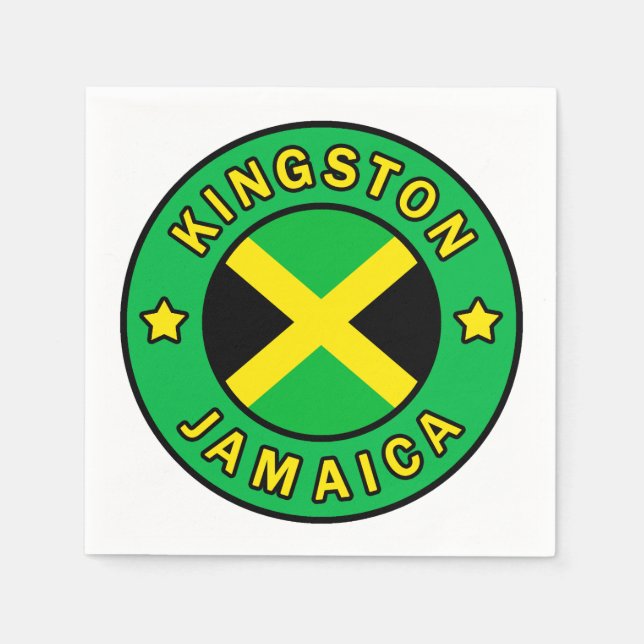 Kingston Jamaica Napkins (Front)