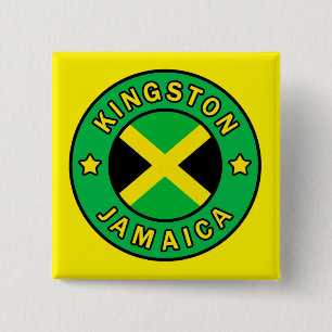 Kingston Jamaica Pinback Button