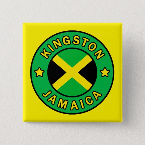 Kingston Jamaica Pinback Button
