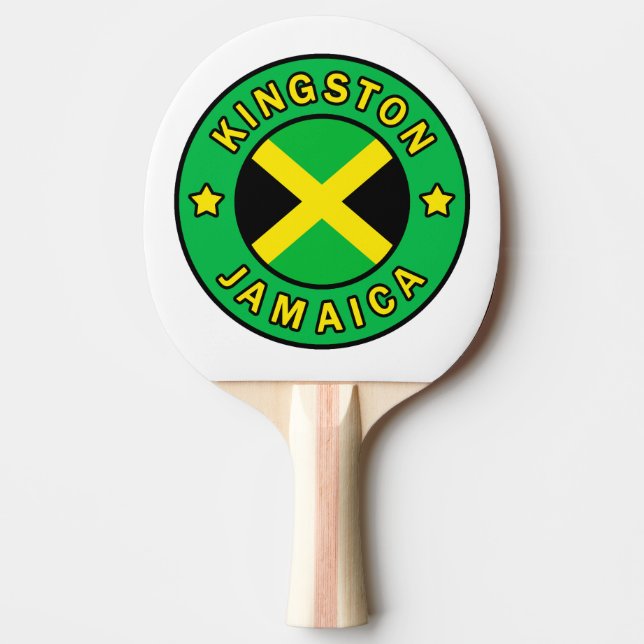 Kingston Jamaica Ping-Pong Paddle (Front)