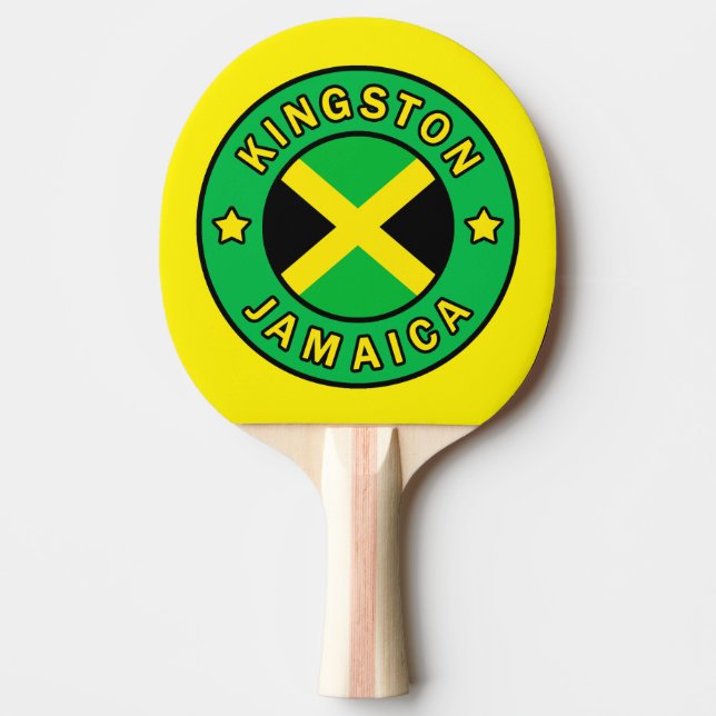 Kingston Jamaica Ping Pong Paddle (Front)