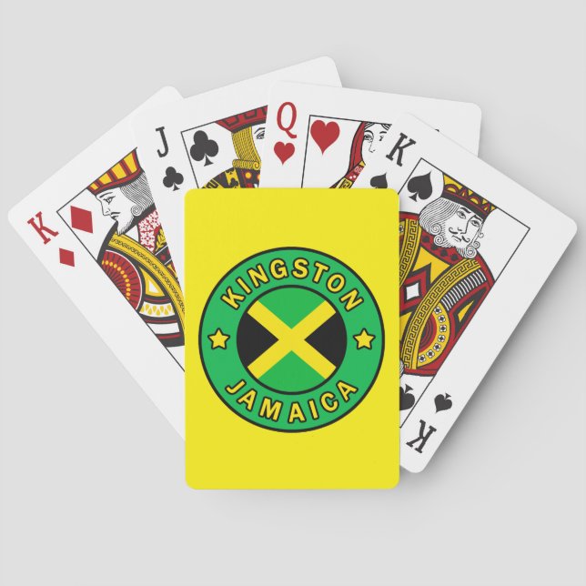 Kingston Jamaica Poker Cards (Back)