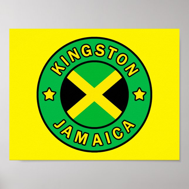 Kingston Jamaica Poster (Front)