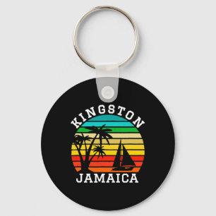 Kingston Jamaica Shirt Matching Family Vacation Keychain