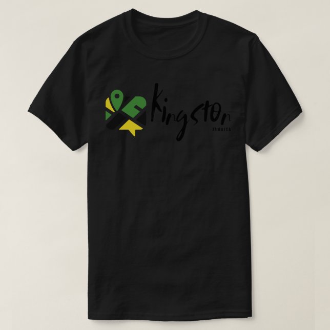 Kingston Jamaica T-Shirt (Design Front)