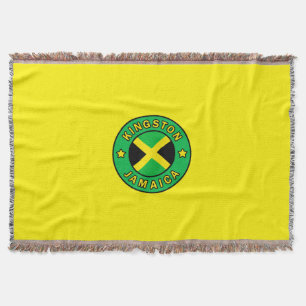 Kingston Jamaica Throw Blanket