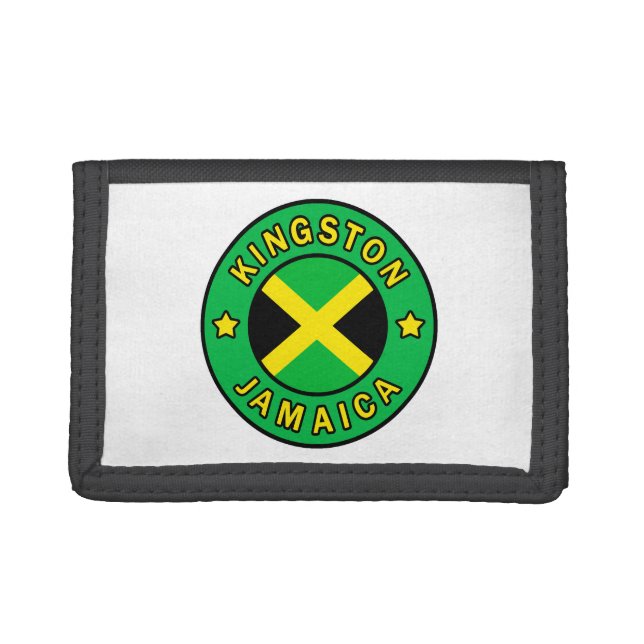 Kingston Jamaica Tri-fold Wallet (Front)