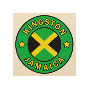 Kingston Jamaica Wood Wall Art